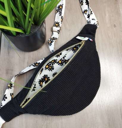 sac banane velours cotele