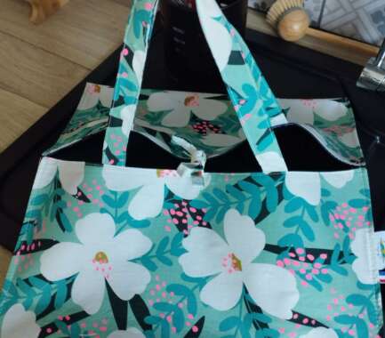 Sac à tarte fait main – transport pratique et élégant pour plats et gâteaux