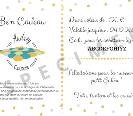 bon cadeau