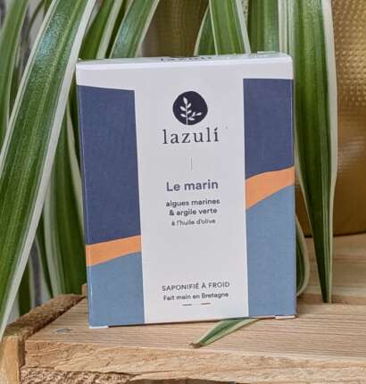 Savon saponifié à froid – Le Marin – Patchouli, Pin & Menthe verte – Lazuli
