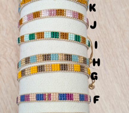 Les bracelets en perles de  Miyuki réglables – OFILDUCHAS