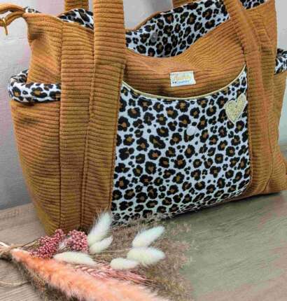 Sac Lana, le cabas organisé pour femme fait main – pratique et multifonction