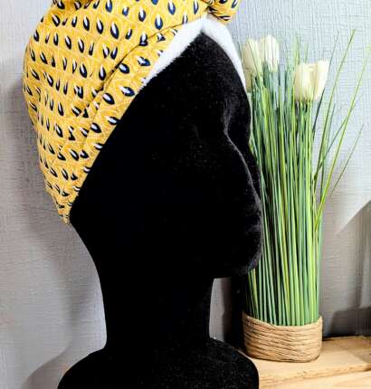 Turban de bain en bambou personnalisé – Ultra absorbant | Audrey C.outure