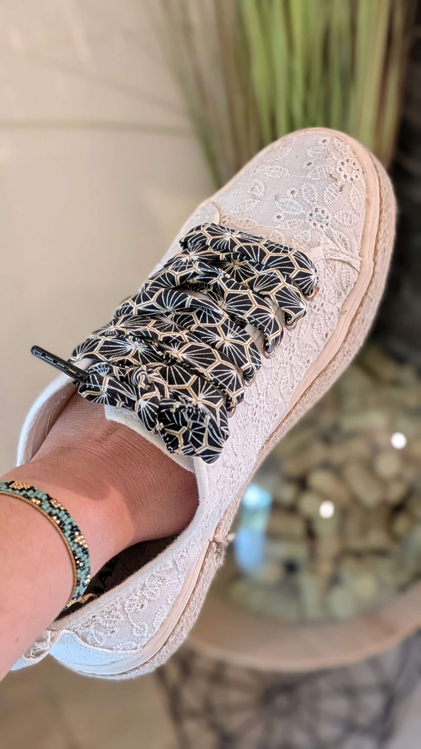 Lacets en tissu artisanaux – Élégance et détail unique pour vos chaussures