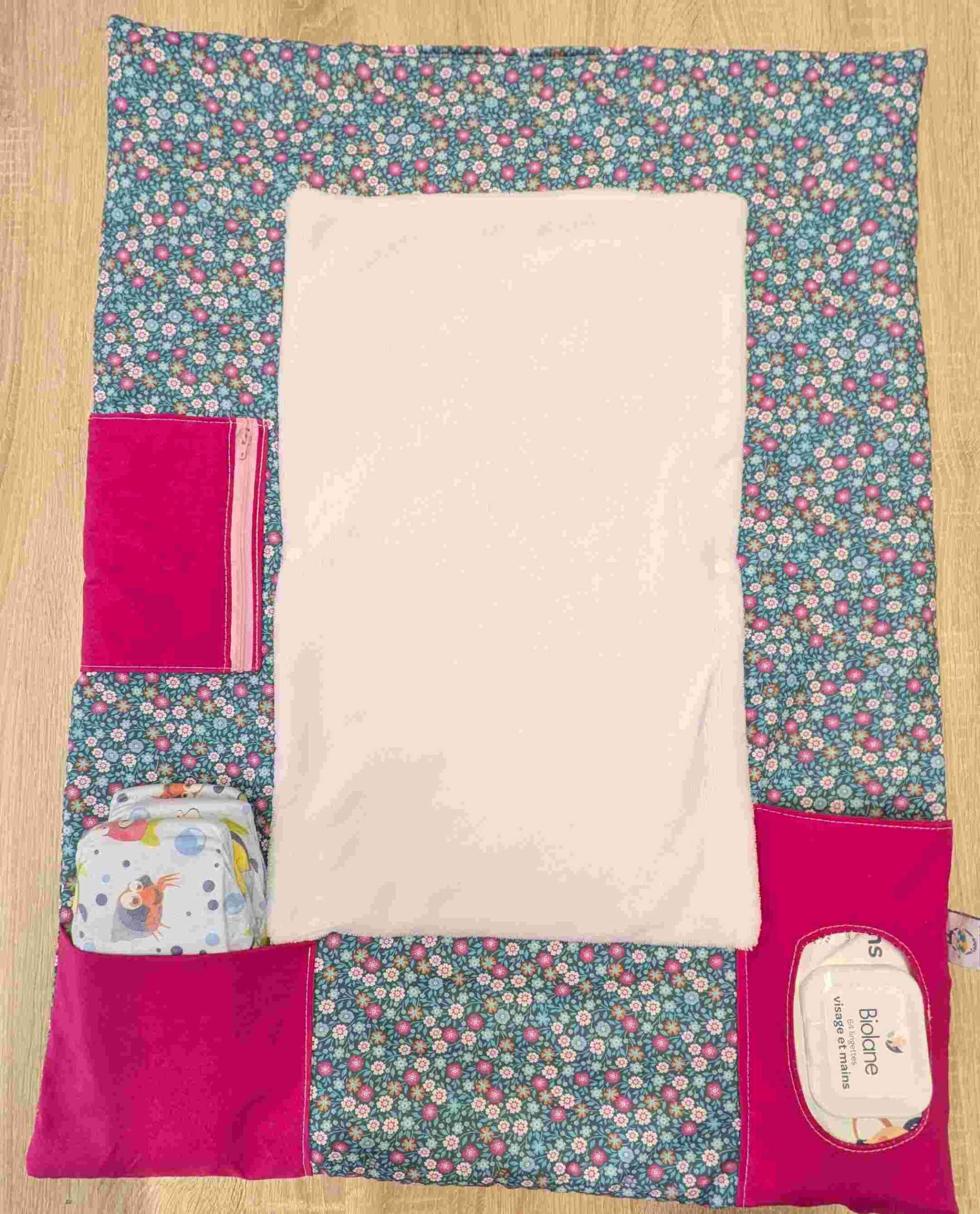 Tapis à langer nomade bébé – pratique, compact et fait main – Image 14